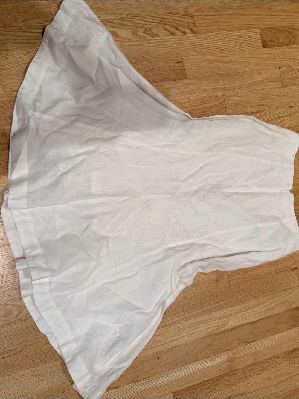 Club Monaco White Circle Lined Skirt